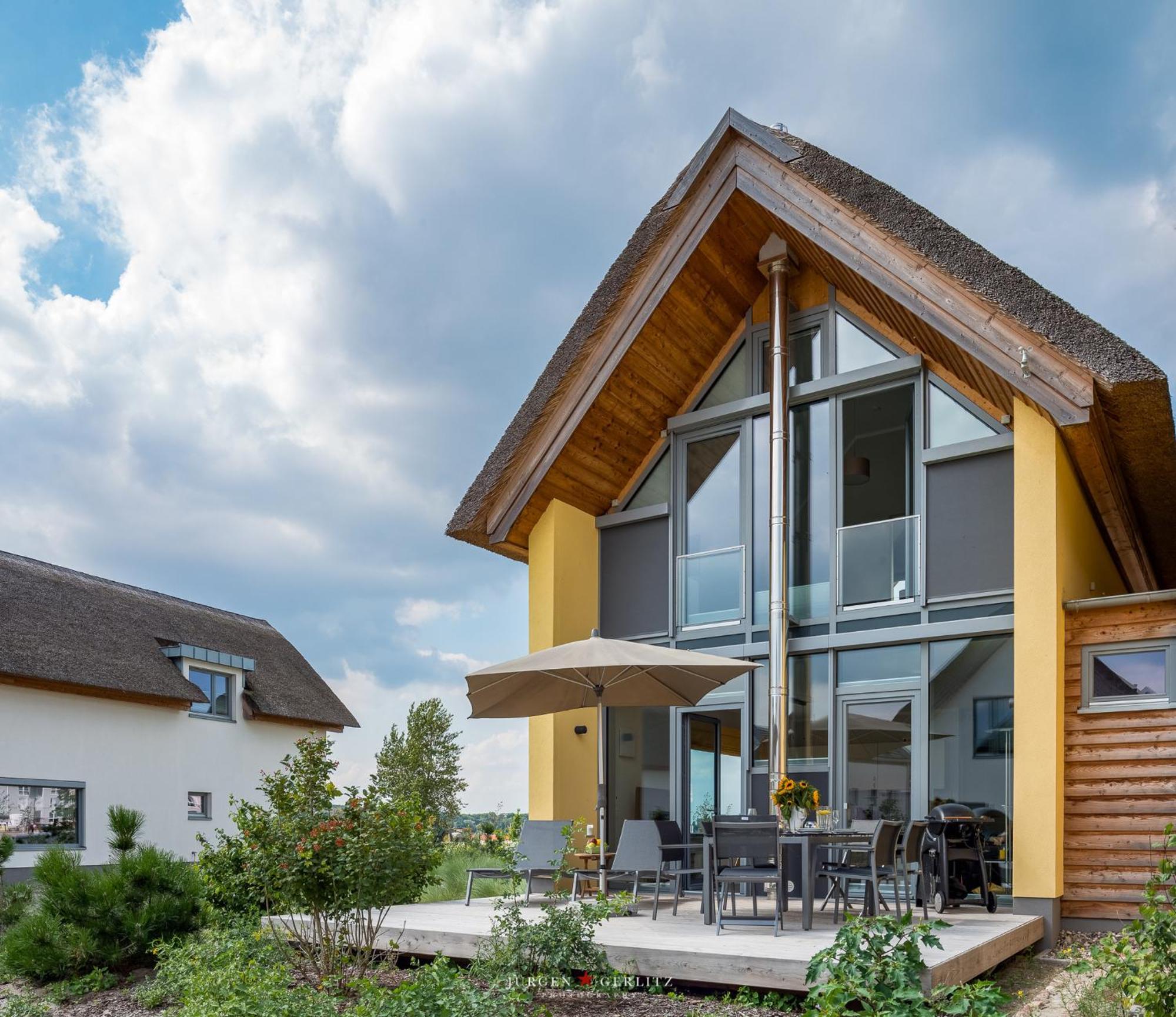 Ostsee - Reetdachhaus Nr 7 "Haddock" Im Strand Resort Хайлигенхафен Экстерьер фото